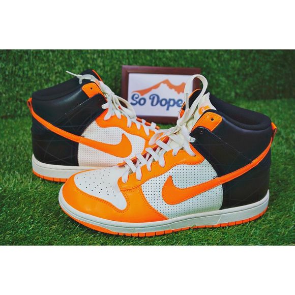 Nike Other - Nike Dunk High Premium - Sail / Total Orange Black - 317891-181 - Men's Size 11